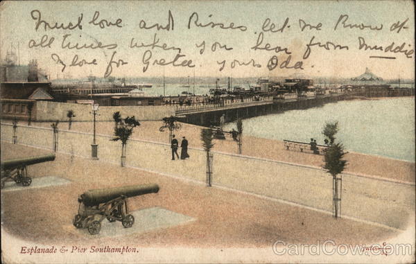 Esplanade and Pier Southampton Great Britain Hampshire