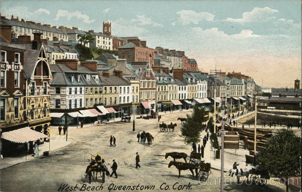 View of West Beach, Co. Cork Queenstown Ireland