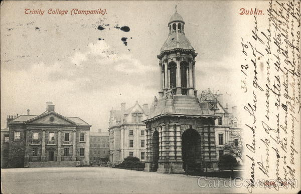 Trinity College Campanile Dublin Ireland