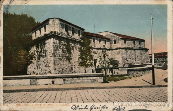 La Porlaleza, oldest building in Havana, cuba