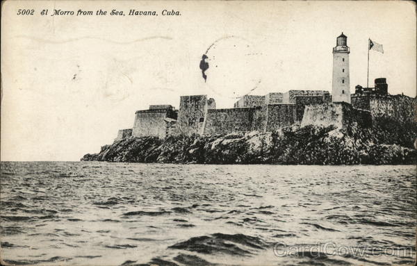 Morro from the sea, Havana, Cuba