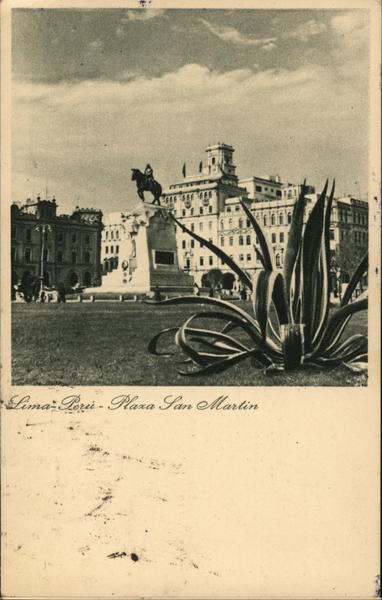 Lima-Peru - Plaza San Martin