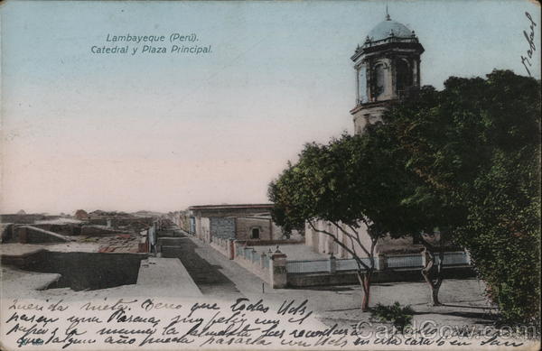 Cathedral and Central Plaza Lambayeque Peru