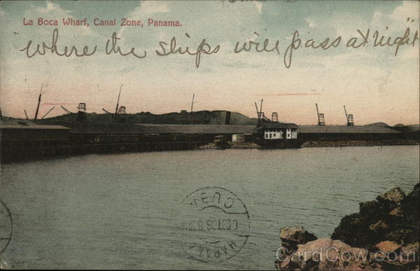La Boca Wharf Canal Zone Panama