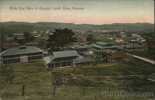 Birds Eye View of Empire, Canal Zone, Panama