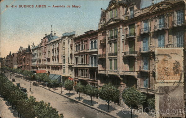 Avenida de Mayo Buenos Aires Argentina