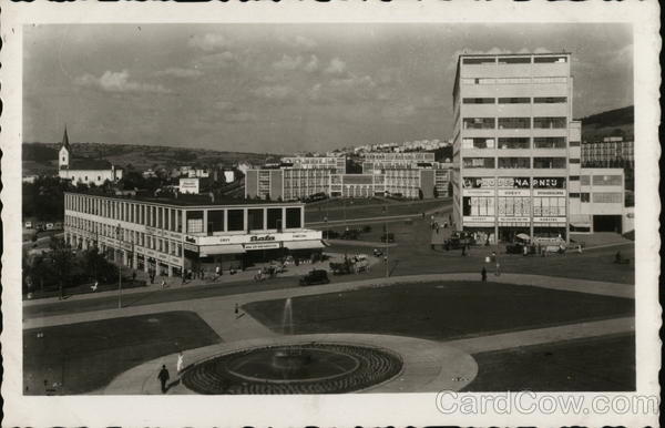 Zlin - Masarykovy skoly a Obchodni dum Czech Republic