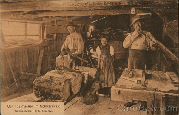 Schindlmacher im Schwarzald Germany