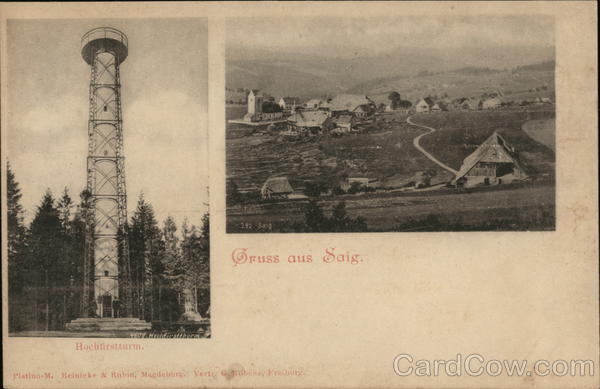 Gruss aus Saig - Hochurstturm Germany