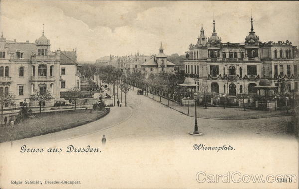Gruss aus Dresden Wienerplatz Germany