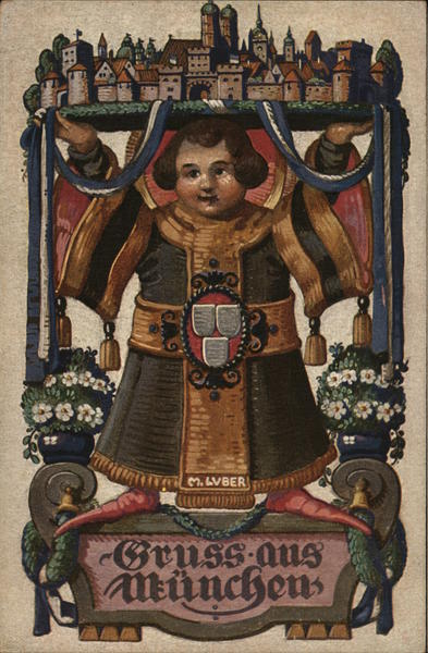 Gruss aus Munchen Munich Germany