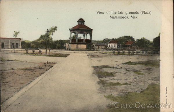 View of the fair grounds (Plaza) Matamoros, Mex. Mexico