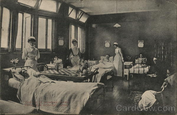 Corner of the Womens ward, Royal Ear Hospital London England
