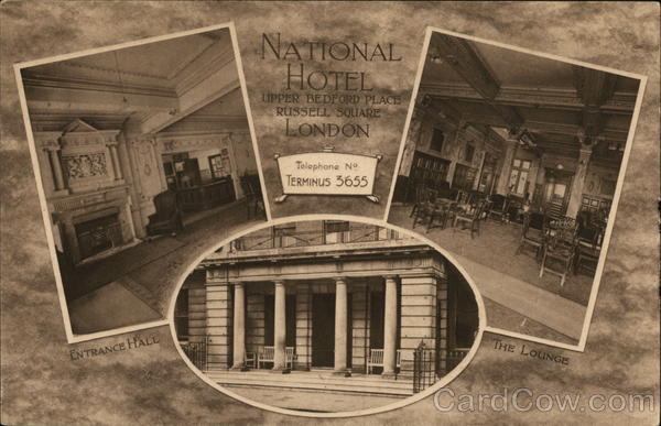 National Hotel London, Upper Belford Place, Russell Square ENF England