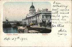 Custom House, Dublin Ireland Postcard Postcard Postcard