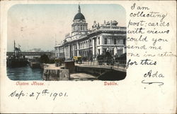 Custom House, Dublin Postcard