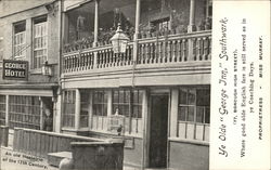 Ye Olde "George Inn" Southwark Postcard