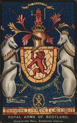 Royal Arms of Scotland Edinburgh, United Kingdom Postcard Postcard Postcard