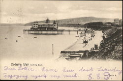 Colwyn Bay looking East Postcard