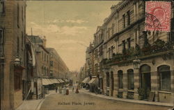 Looking Along Halkett Place Postcard