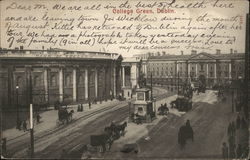 College Green , Dublin Postcard