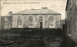 Dispensary and Court House, ballymote Ireland Postcard Postcard Postcard