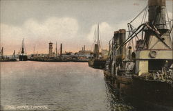 View of the Docks Postcard