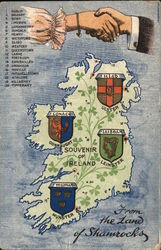 From the land of Shamrocks - Souvenir of Ireland Postcard