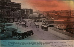 View of Circular Quay Sydney, Australia Postcard Postcard Postcard