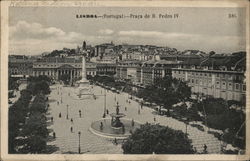 Praca de D. Pedro IV Postcard