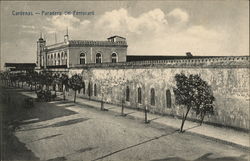 Paradero del Ferrocaril Postcard