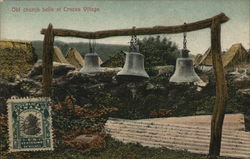 Old Church bells at Cruces Village Postcard