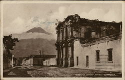 Iglesia El Carmen Antigua - Guatemala Central America Postcard Postcard Postcard