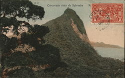 Corcovado Seen From The Sylvestre Rio de Janeiro, Brazil Postcard Postcard Postcard