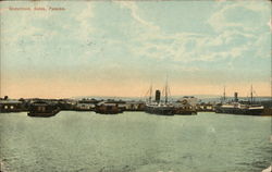View of Waterfront Postcard