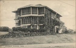 Governors Residence Ancon, C.Z Postcard