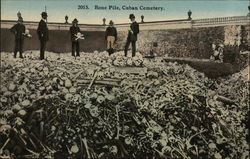 2015, Bone Pile, Cuban Cemetery Postcard