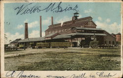 A Sugar mill in Cuba Postcard