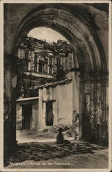 Antigua G - Ruinas de San Francisco Postcard