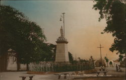 Lourdes Square Postcard