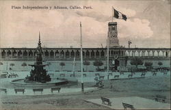 Plaza Independencia y Aduana, Callao, peru Postcard