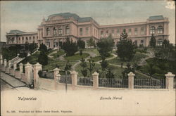 Naval School Postcard