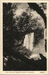 The falls of Iguassu (State of Parana) Brazil Postcard Postcard Postcard