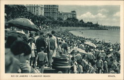 Rio de Janeiro - Flamengo Beach - Brazil Postcard Postcard Postcard