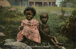 Native Scare crow Panama Postcard