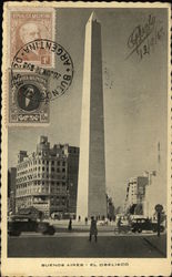 El Obelisco Buenos Aires, Argentina Postcard Postcard Postcard