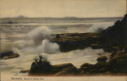 Bermuda, Waves at Hungry Bay Postcard