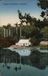 Light and Shadow on Lake Postcard