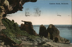Cannon Rock, Bermuda Postcard