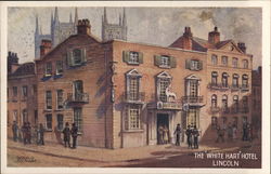 The White Hart Hotel Lincoln Postcard